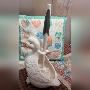 Duck Toilet Brush Stand Ceramic